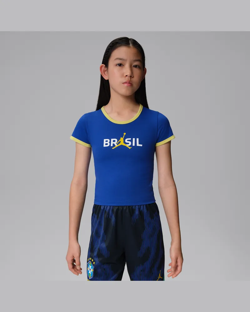 Jordan Retro-T-Shirt mit Grafik (ältere Kinder) - Blau Blau
