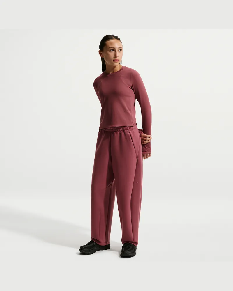 Nike Mavn Therma-FIT Strickhose mit hohem Bund (Mädchen) - Rot Rot