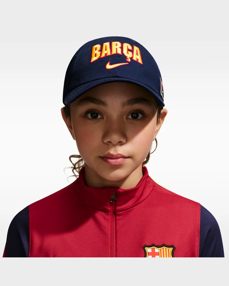 Nike FC Barcelona 2026/27  Club Cap Poly 6P (Jugendliche) - Blau Blau