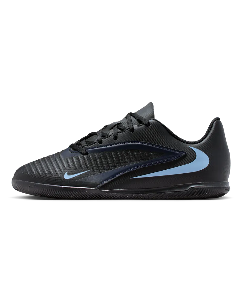 Nike Jr. Phantom 6 Low Club Fußballschuh für Hallen- und Hartplätze (ältere Kinder) - Schwarz Schwarz