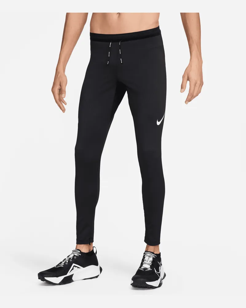Nike AeroSwift Dri-FIT ADV Lauf-Tights für Herren - Schwarz Schwarz