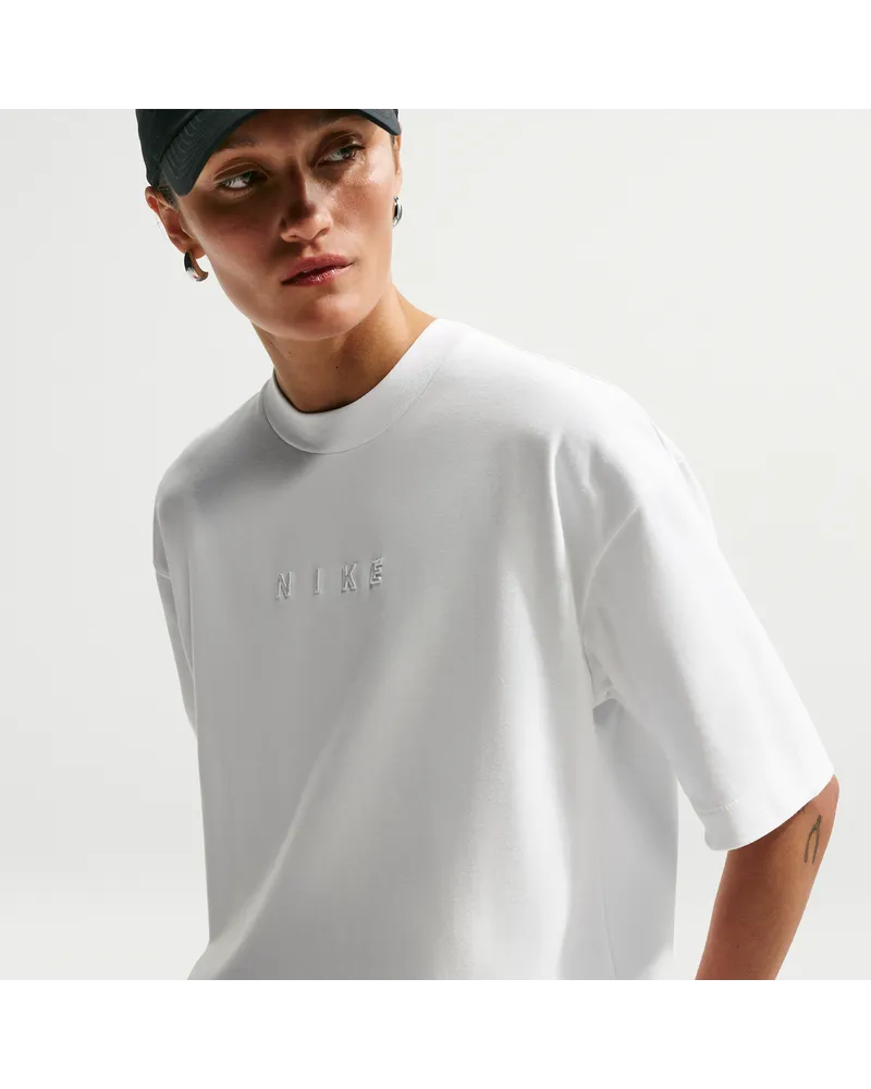 Nike Oversize-T-Shirt (Damen) - Weiß Weiß