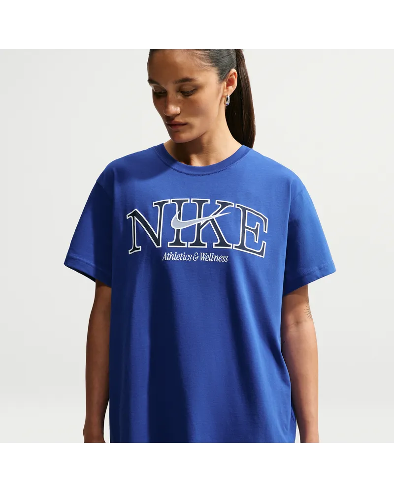 Nike Classic Oversize-T-Shirt (Damen) - Blau Blau