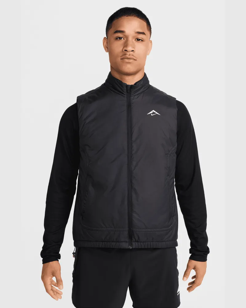 Nike Trail PrimaLoft® Therma-FIT-Laufweste (Herren) - Schwarz Schwarz