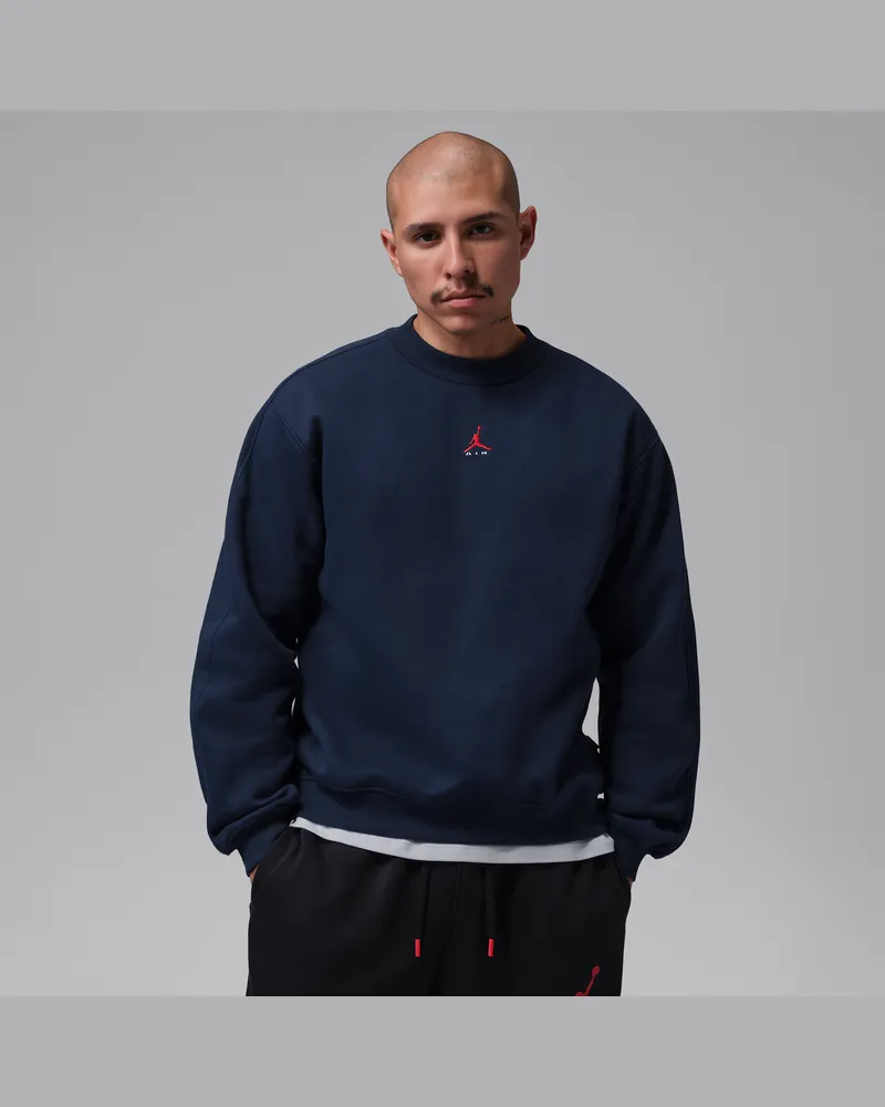 Jordan Brooklyn Sweatshirt mit Rundhalsausschnitt (Herren) - Blau Blau