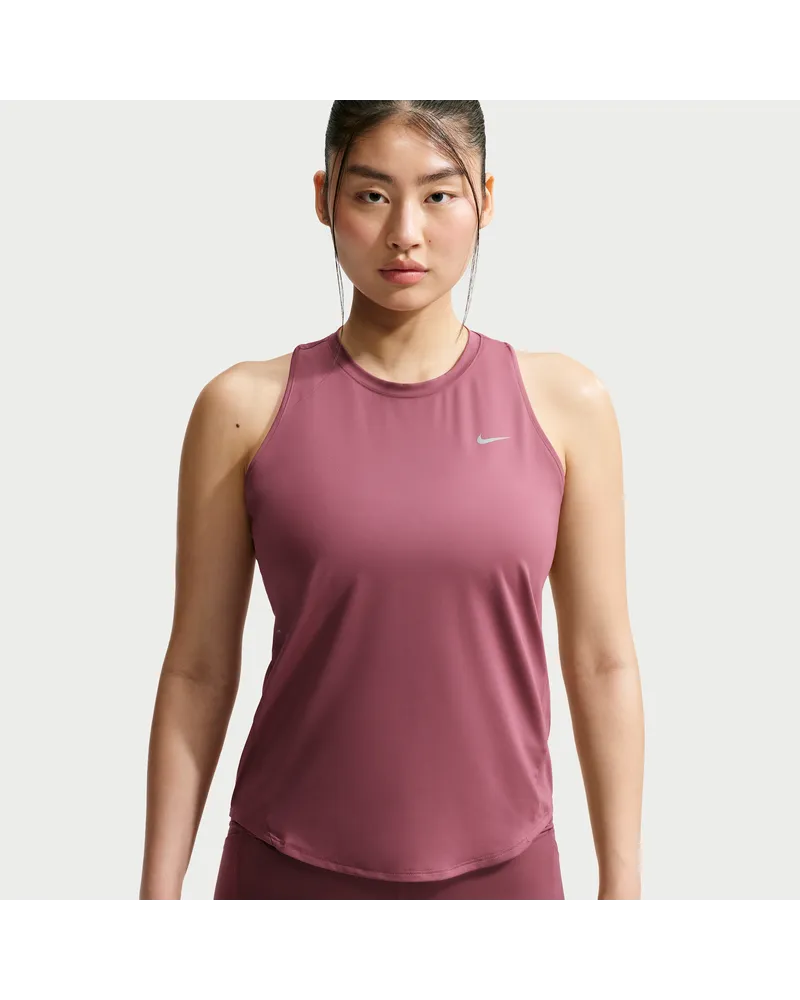 Nike Swift Dri-FIT Lauf-Tanktop (Damen) - Rot Rot