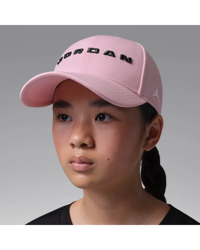 Jordan strukturierte Strapback-Cap (ältere Kinder) - Pink Pink