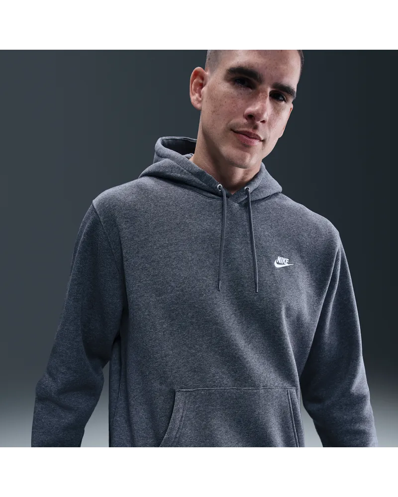 Nike Club Fleece-Hoodie (Herren) - Grau Grau