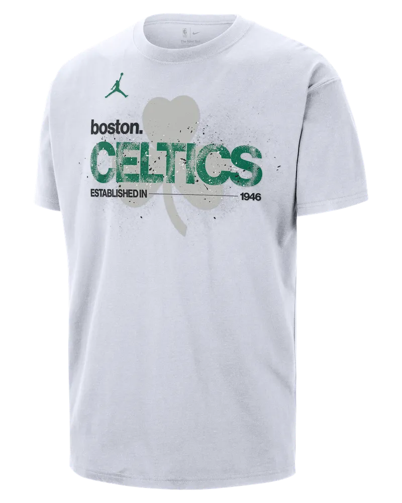 Jordan Boston Celtics Courtside  '85 NBA Statement T-Shirt (Herren) - Weiß Weiß