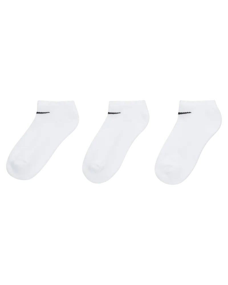 Nike Basics No-Show-Socken (jüngere Kinder) (3 Paar) - Weiß Weiß