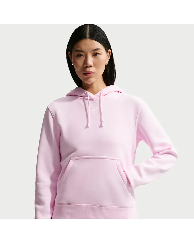 Nike Phoenix Fleece Hoodie für Damen - Pink Pink