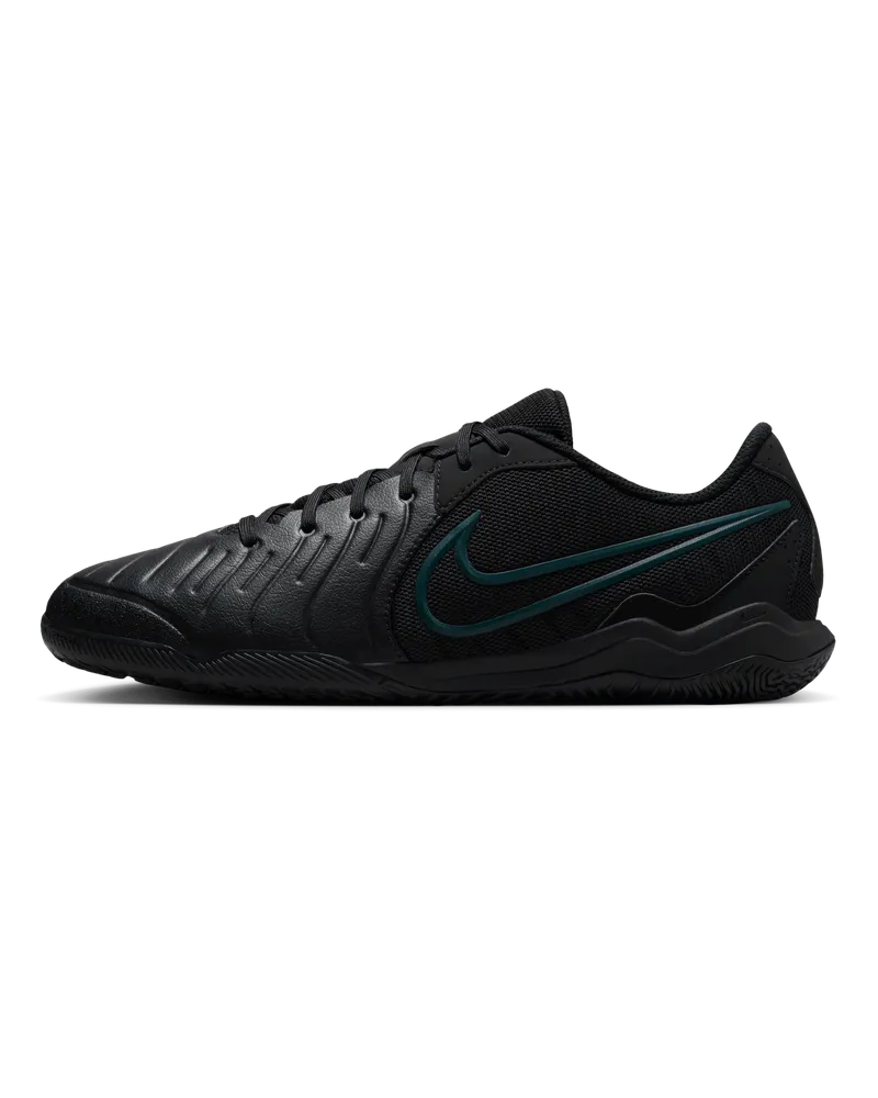 Nike Tiempo Legend 10 Academy Low Top Fußballschuh für Hallen- und Hartplätze - Schwarz Schwarz