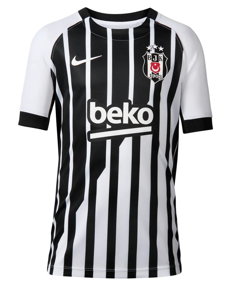Nike Beşiktaş J.K. 2026/27 Away  Dri-FIT Replika-Fußballtrikot (ältere Kinder) - Weiß Weiß