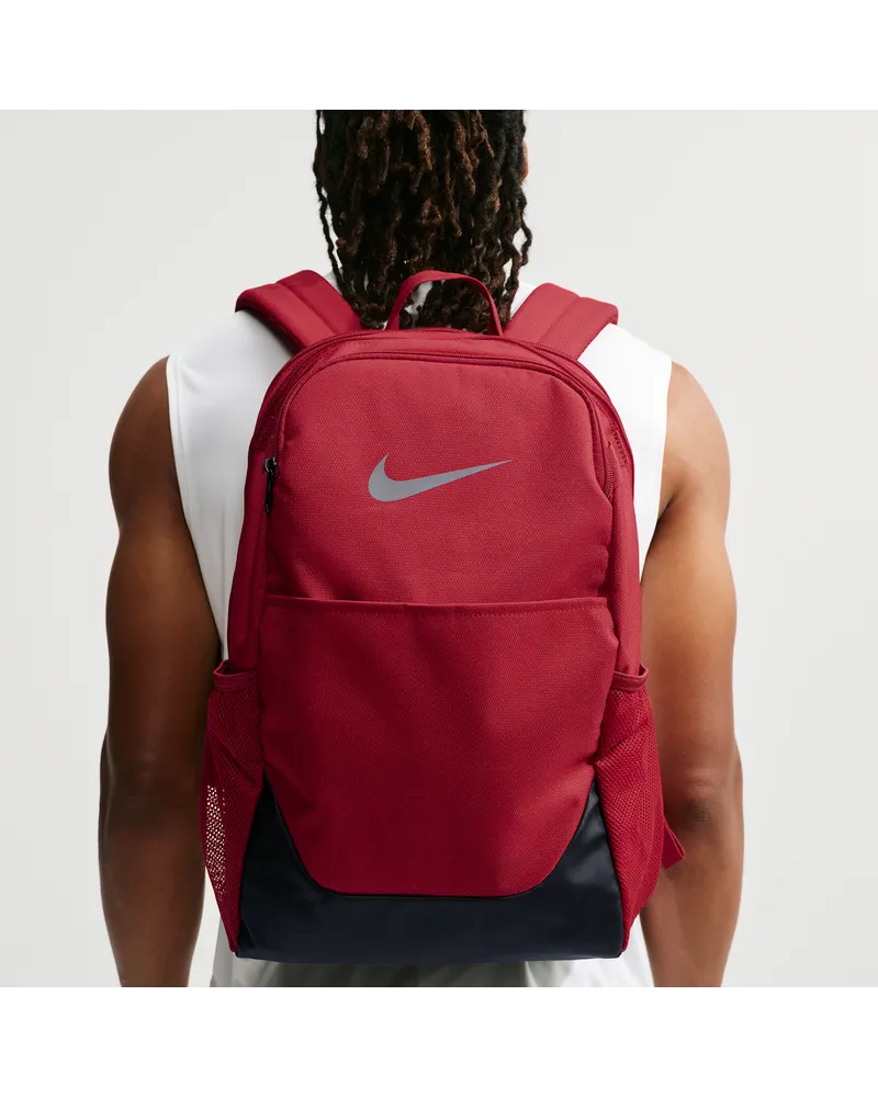 Nike Brasilia Rucksack (Medium, 24 l) - Rot Rot