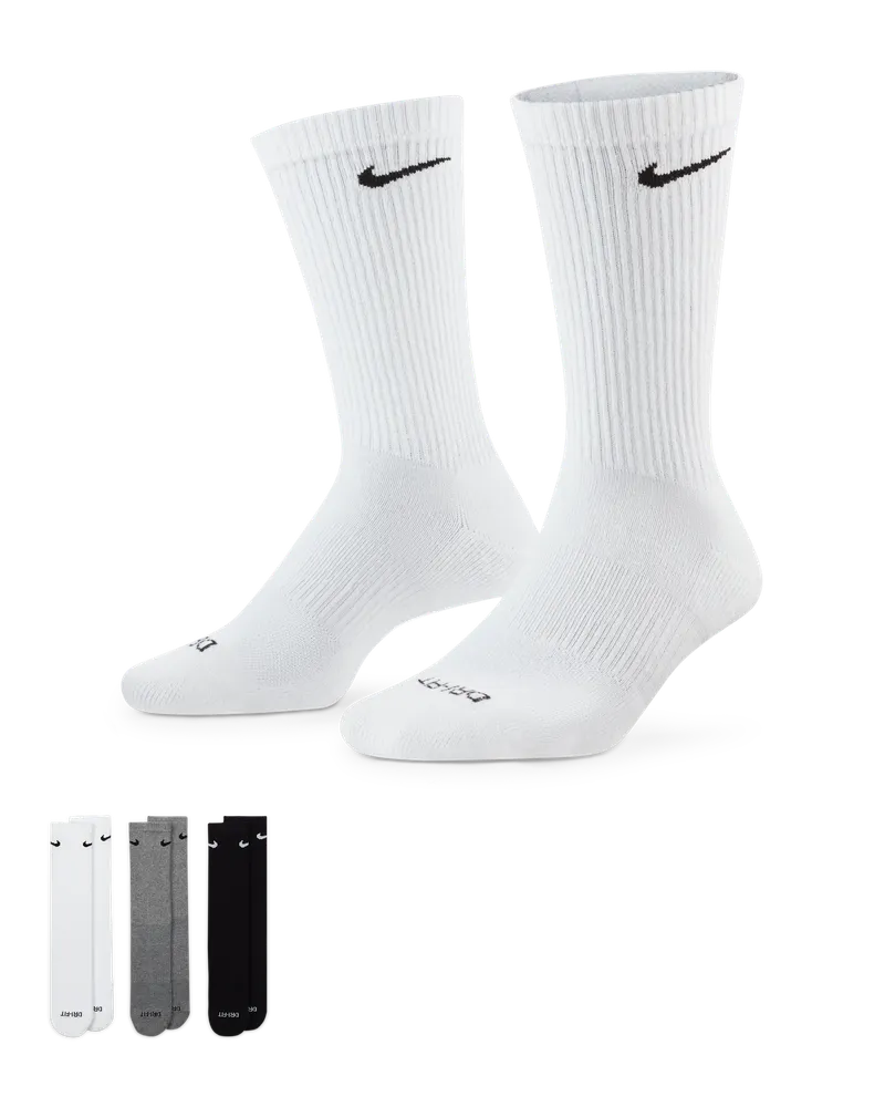 Nike Everyday Plus Cushioned Crew-Trainingssocken (3 Paar) - Multi-Color Multi-color