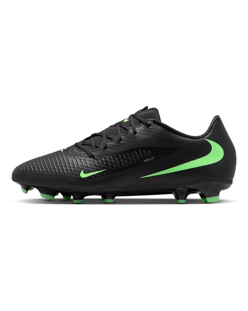 Nike Phantom 6 Low Academy Fußballschuh für verschiedene Böden - Schwarz Schwarz