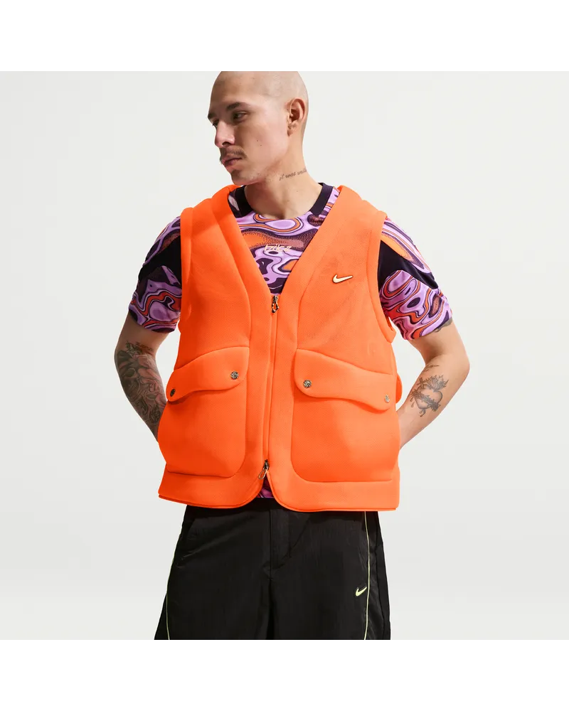 Nike Project F.R.O.G. Bubble-Pod-Weste für Herren - Orange Orange