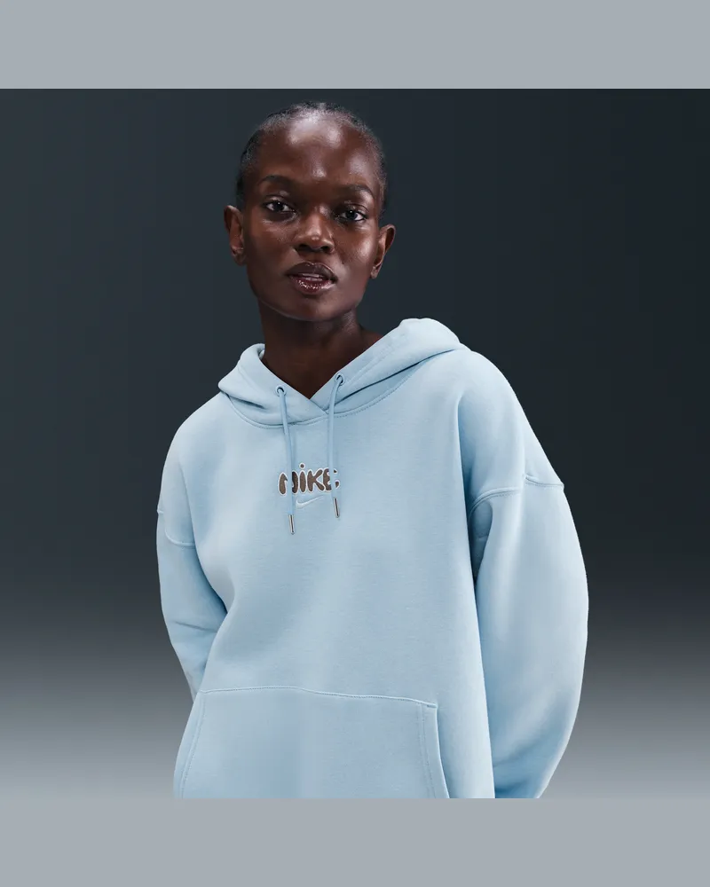 Nike Sportswear Phoenix Fleece Oversize-Hoodie für Damen - Blau Blau