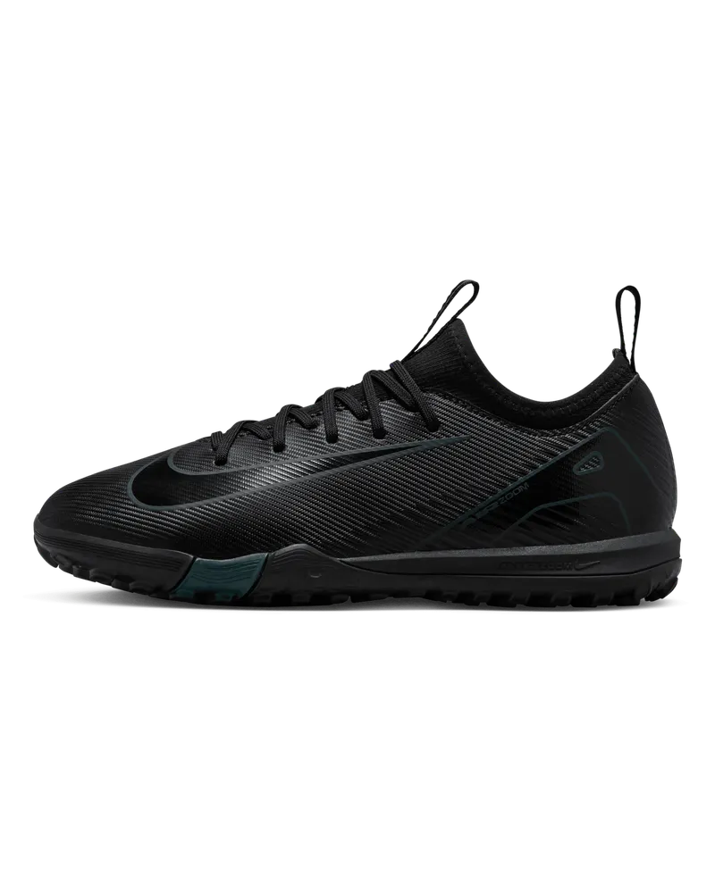 Nike Jr. Mercurial Vapor 16 Academy TF Low-Top-Fußballschuh (jüngere/ältere Kinder) - Schwarz Schwarz