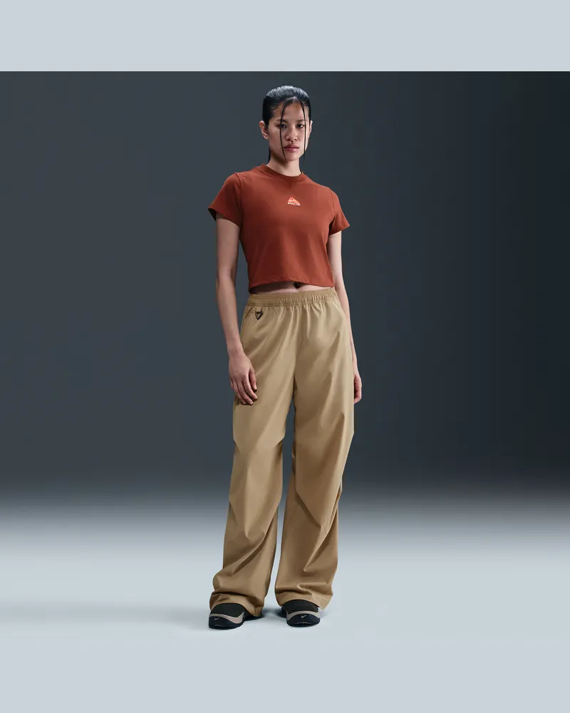 Nike ACG "Activitorium" UV-Hose mit hohem Taillenbund (Damen) - Braun Braun