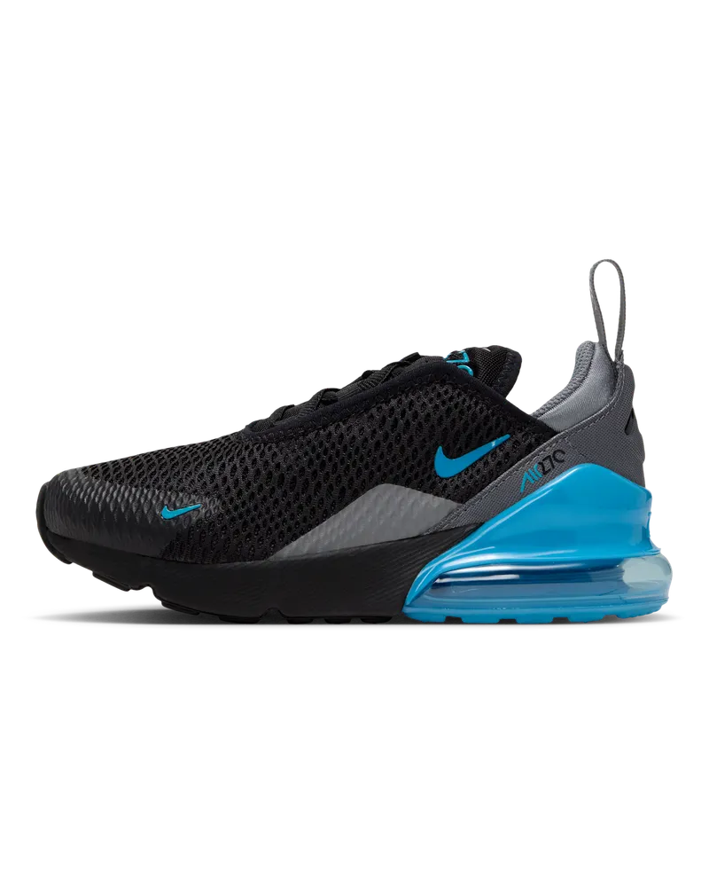 Nike Air Max 270 Schuh für jüngere Kinder - Schwarz Schwarz