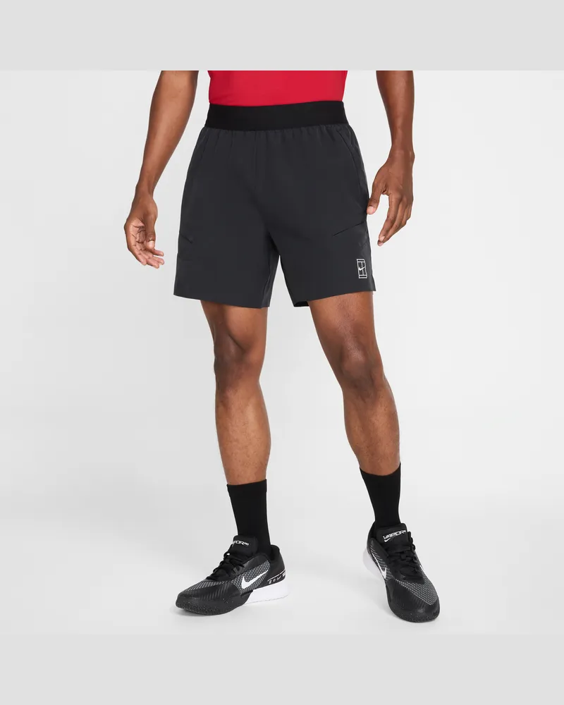 Nike Court Advantage Dri-FIT-Tennisshorts (ca. 15,5 cm) - Schwarz Schwarz
