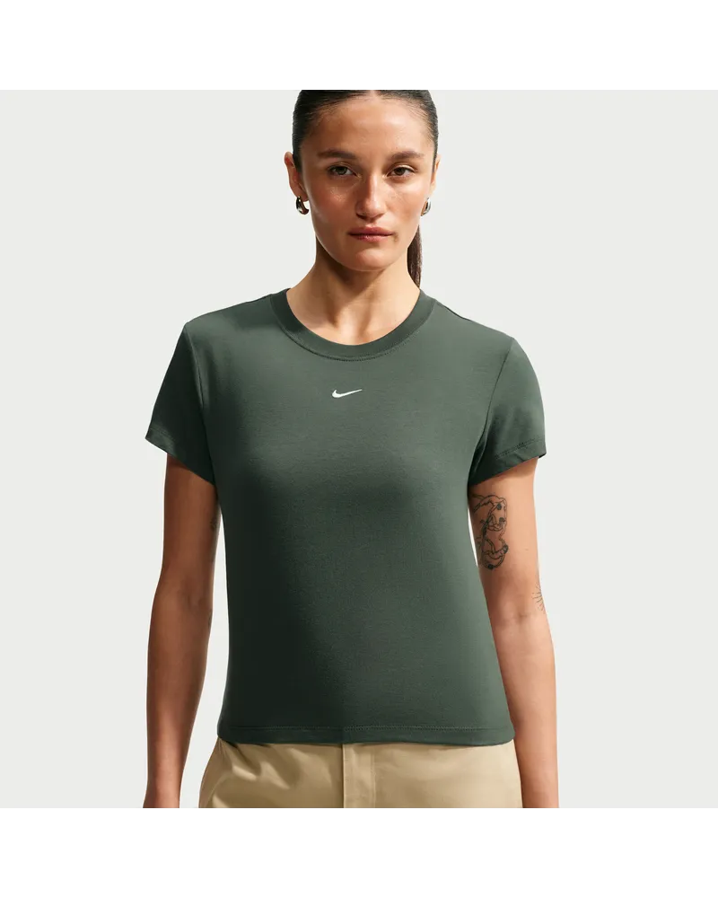 Nike Chill Knit Damen-T-Shirt - Grün Grün