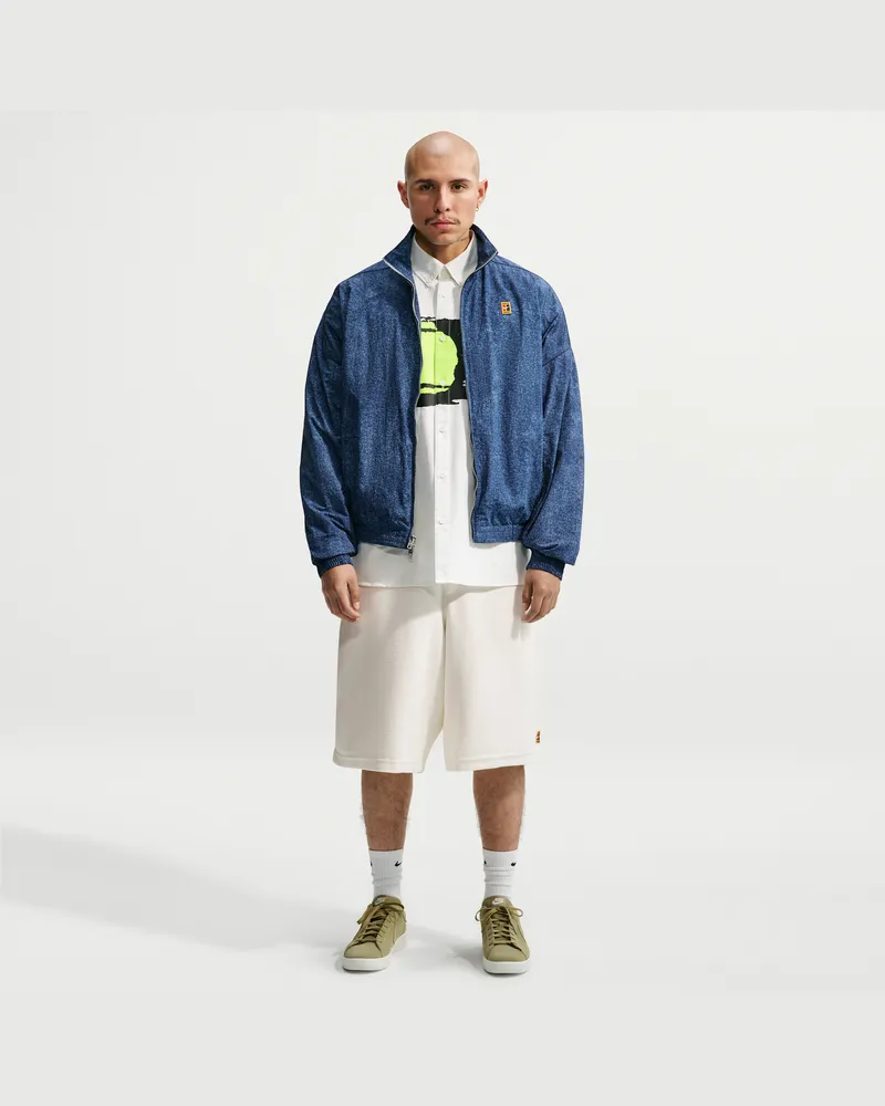 Nike Club Rules Herrenshorts aus French Terry - Weiß Weiß
