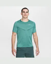 Nike TechKnit Nike Dri-FIT ADV Kurzarm-Laufoberteil für Herren - Grün Grün