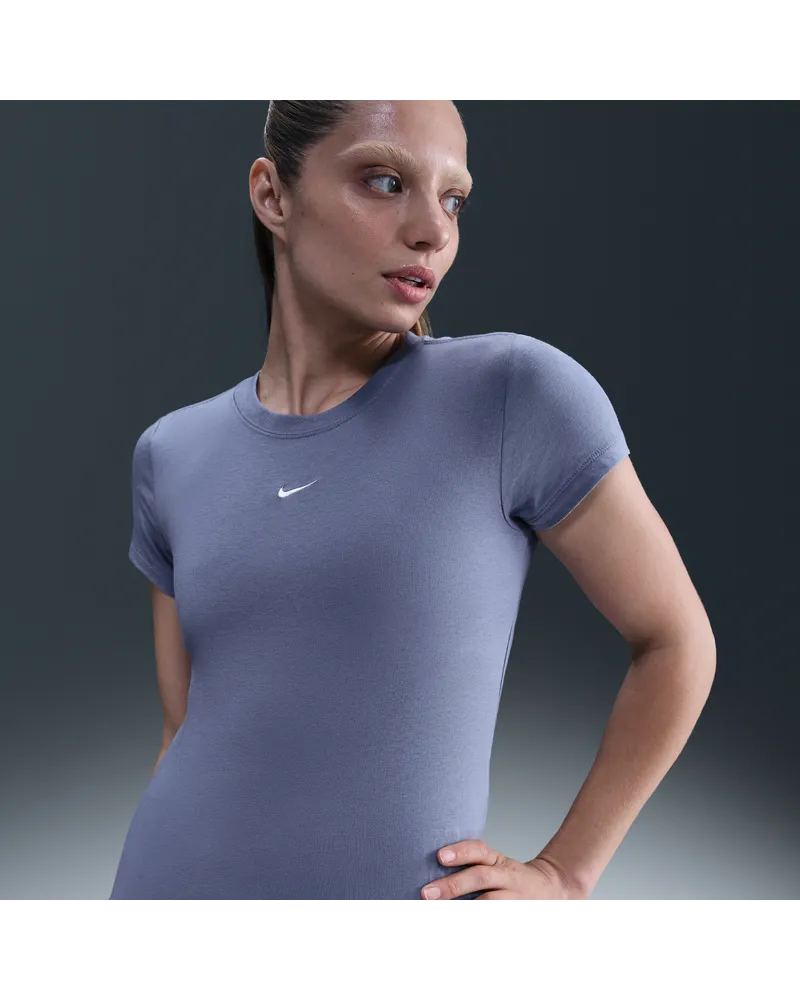 Nike Sportswear Chill Knit Damen-T-Shirt - Blau Blau