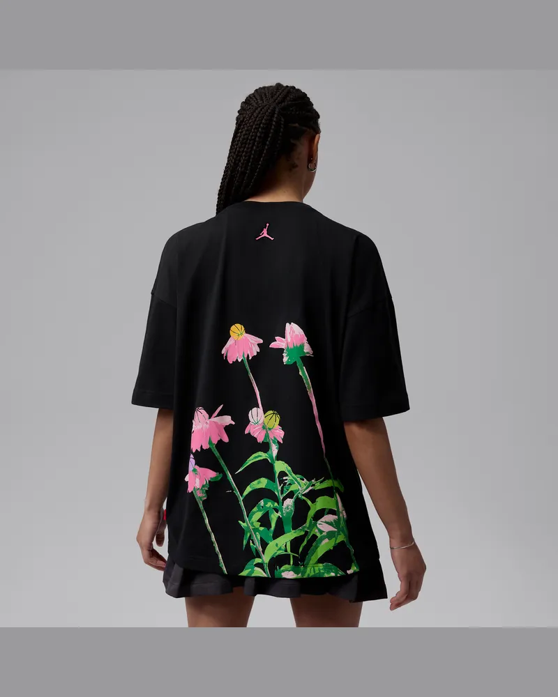 Jordan T-Shirt in lockerer Passform (Damen) - Schwarz Schwarz