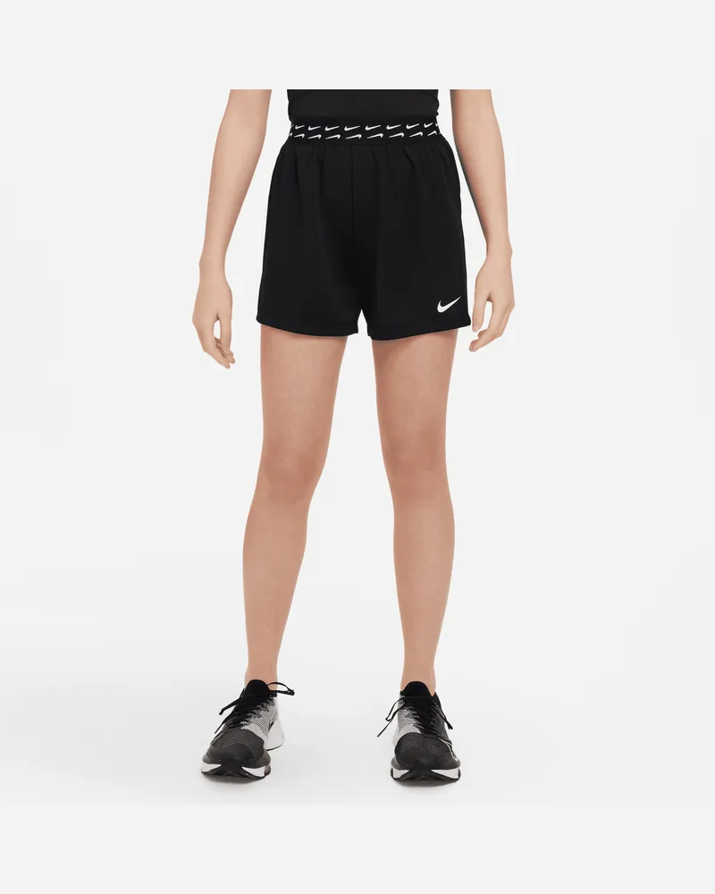 Nike Trophy Dri-FIT-Trainingsshorts für ältere Kinder (Mädchen) - Schwarz Schwarz