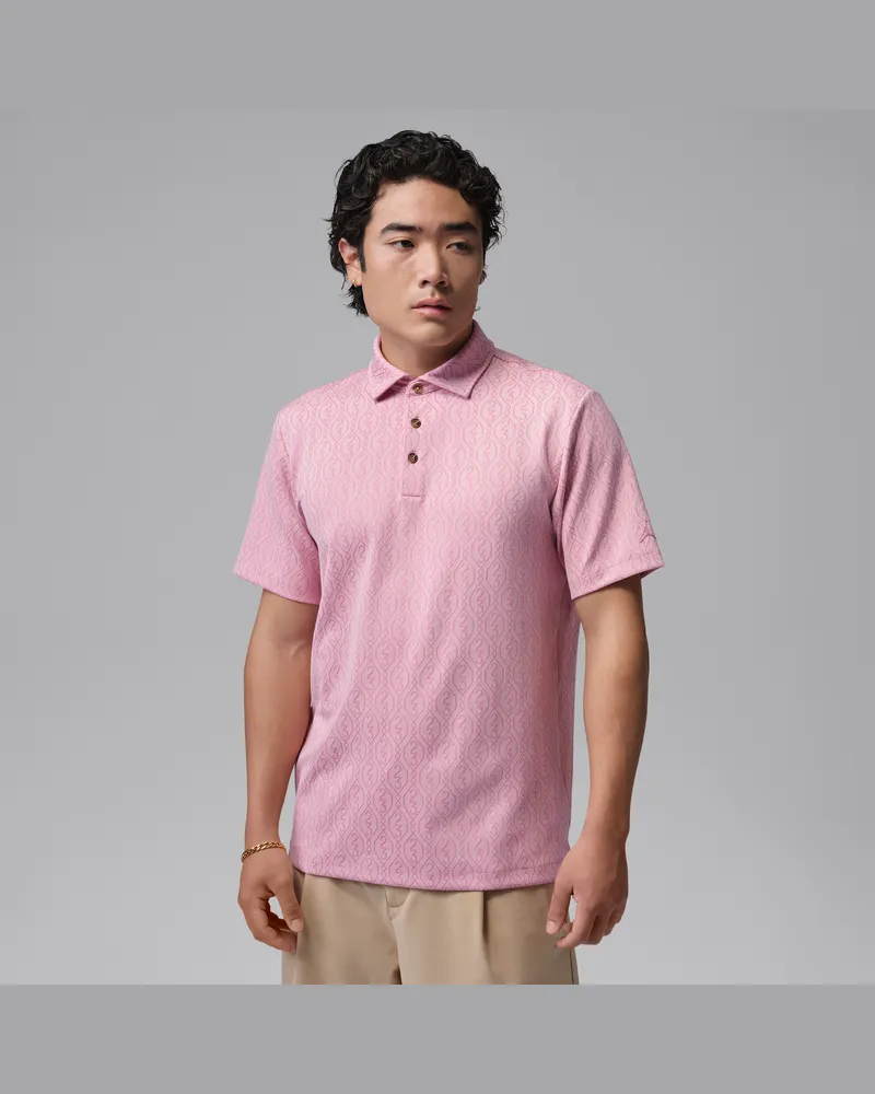 Jordan Sport Golf-Poloshirt aus Jacquard-Material (Herren) - Pink Pink