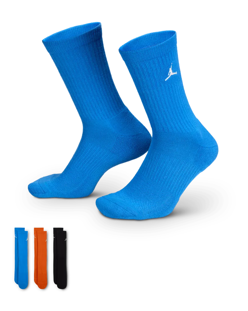Jordan Crew-Socken für jeden Tag (3 Paar) - Multi-Color Multi-color
