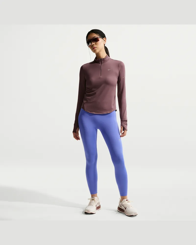 Nike Tempo Lauf-Leggings mit 7/8-Länge und hohem Bund (Damen) - Blau Blau