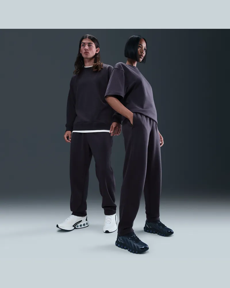 Nike Wool Classics Fleece-Hose mit offenem Saum - Lila Lila
