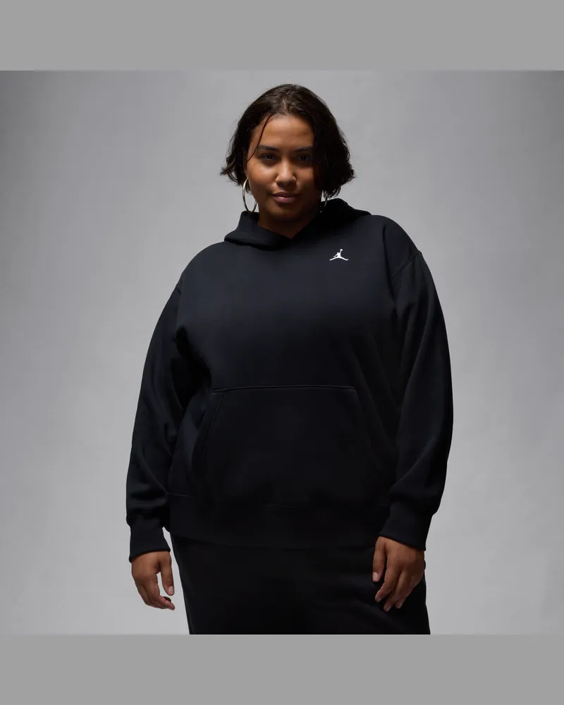 Jordan Brooklyn Fleece-Hoodie (Damen, große Größen) - Schwarz Schwarz