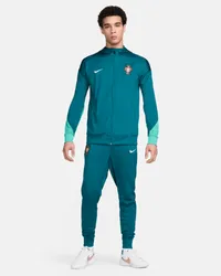 Nike Portugal Strike  Dri-FIT Fußball-Trainingsanzug aus Strickmaterial mit Kapuze für Herren - Grün Grün