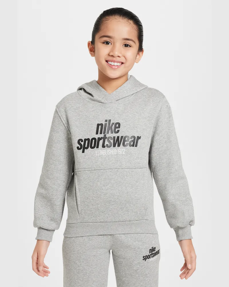 Nike Club Fleece Hoodie (ältere Kinder) - Grau Grau