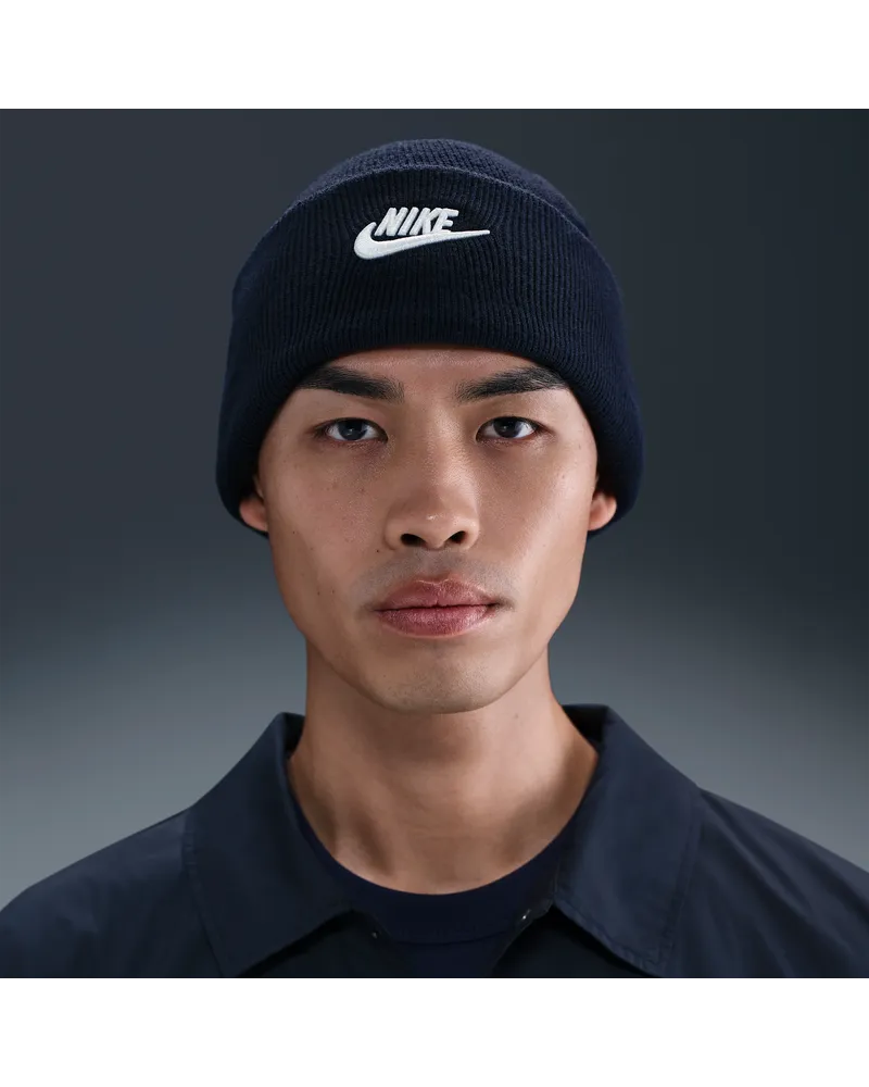 Nike Peak Futura Beanie - Blau Blau