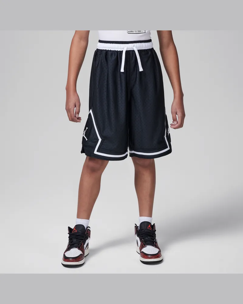 Jordan Sport Dri-FIT Diamond Shorts für ältere Kinder - Schwarz Schwarz