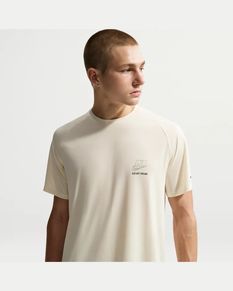 Nike Stride Dri-FIT ADV Kurzarm-Laufoberteil (Herren) - Weiß Weiß