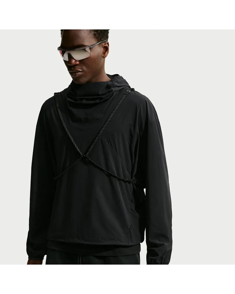 Nike Tech Helios Dri-FIT Wende-Pullover (Herren) - Schwarz Schwarz