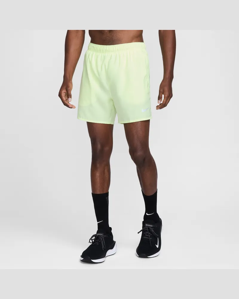 Nike Challenger Dri-FIT-Laufshorts mit Futter für Herren (ca. 12,5 cm) - Gelb Gelb
