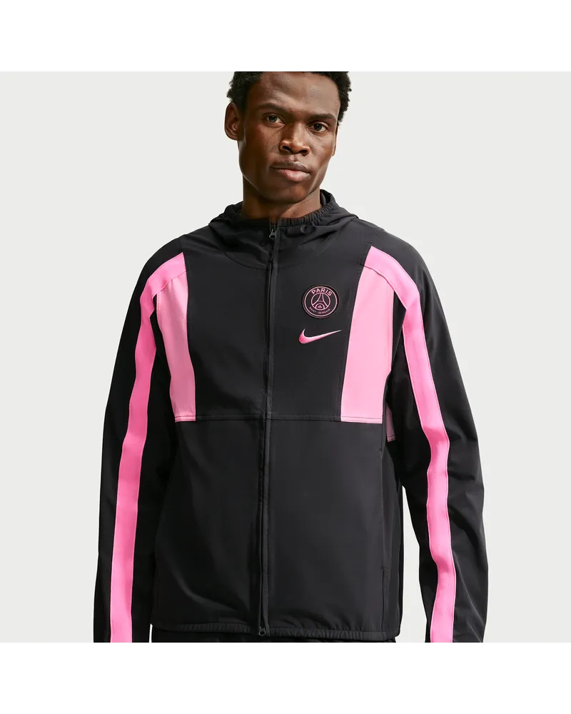 Nike Paris Saint-Germain Energy  Fußballjacke aus Webmaterial (Herren) - Schwarz Schwarz