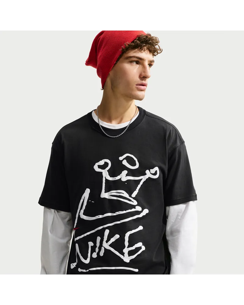 Nike T-Shirt (Herren) - Schwarz Schwarz