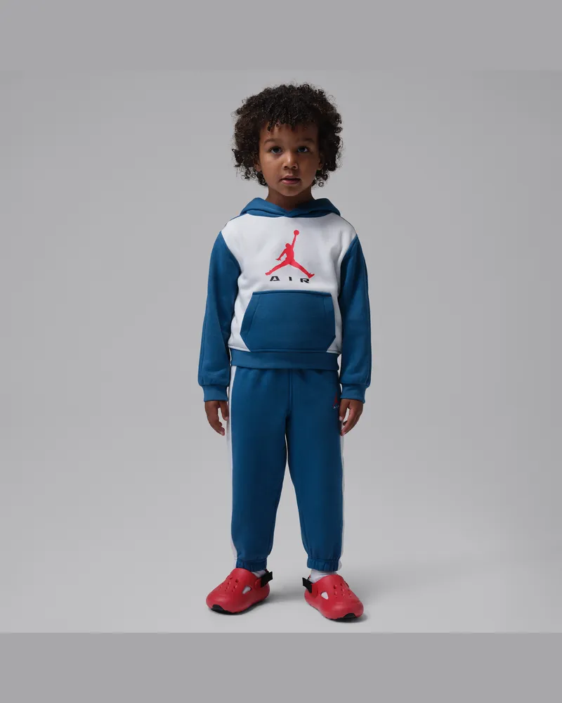 Jordan Air 2-teiliges Hoodie-Set (Kleinkinder) - Blau Blau