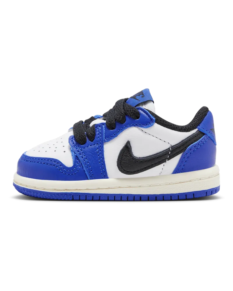 Jordan 1 Retro Low "Game Royal" Schuh (Babys/Kleinkinder) - Weiß Weiß