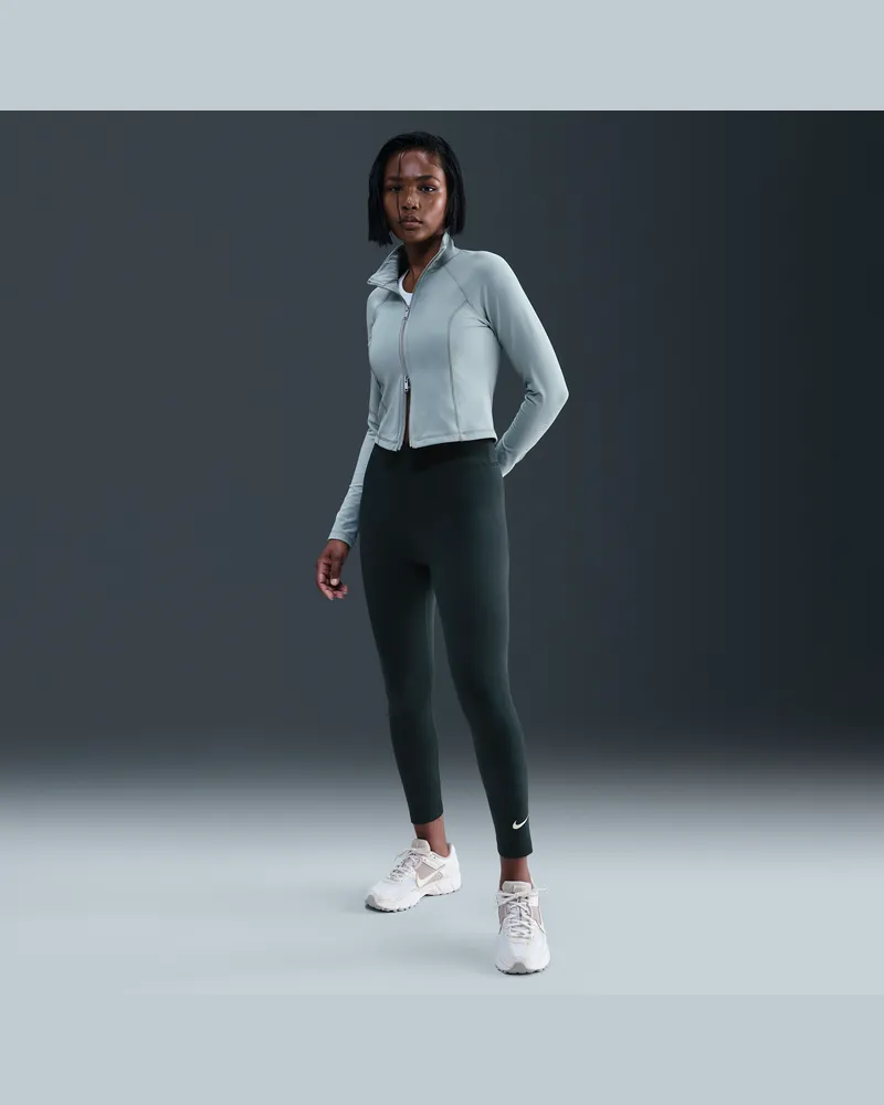 Nike Sportswear Classic 7/8-Leggings mit hohem Bund für Damen - Grün Grün
