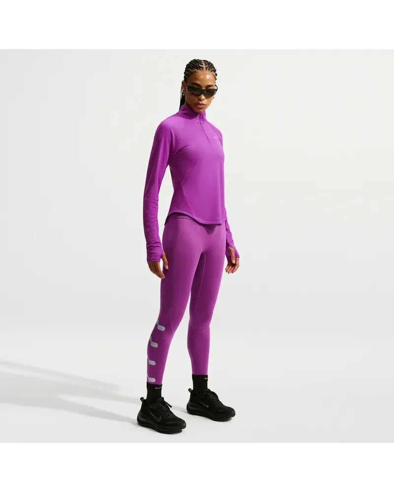 Nike Tempo Flash Lauf-Leggings mit 7/8-Länge und hohem Bund (Damen) - Lila Lila